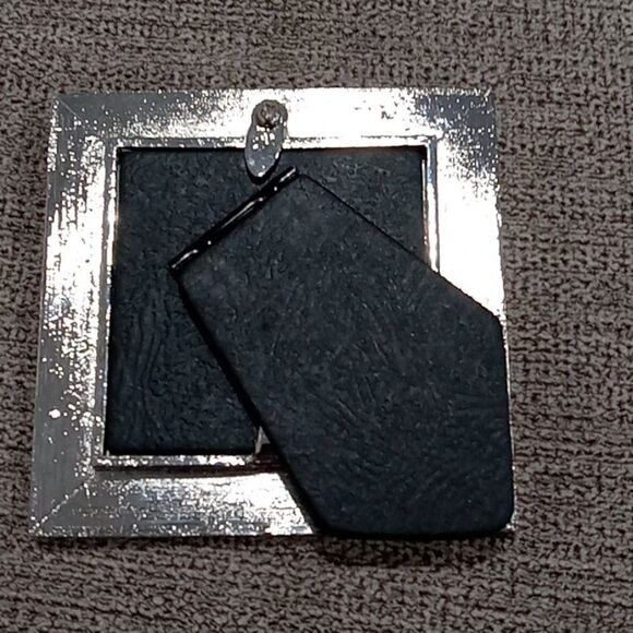 Spring Street Turquoise Square Picture Frame w Charms NWT - Picture 2 of 3